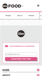Mobile Screenshot of lovefood.com